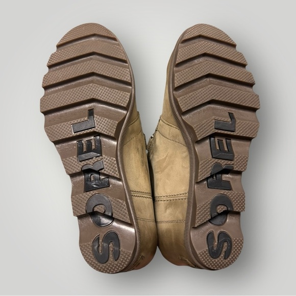 SOREL JOAN OF ARCTIC WEDGE II BOOT SZ 9 Tan - Picture 10 of 15